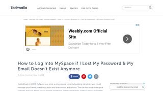 
                            9. How to Log Into MySpace if I Lost My Password & My Email Doesn't ...