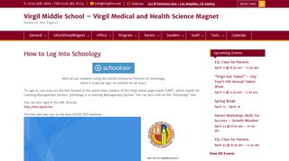 
                            8. How to Log Into Schoology – Virgil Middle School – Virgil Medical and ...