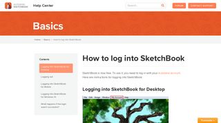 
                            4. How to log into SketchBook - Autodesk SketchBook