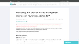 
                            13. How to log into the web-based management interface of Powerline ac ...