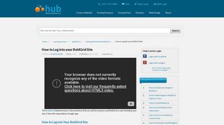 
                            4. How to Log into your BoldGrid Site | Web Hosting Hub