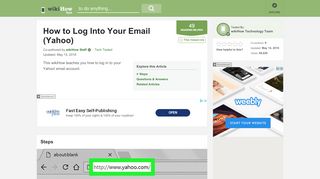 
                            8. How to Log Into Your Email (Yahoo): 7 Steps (with Pictures) - wikiHow