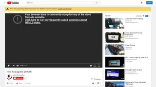 
                            6. How To Log Into ZONAR - YouTube