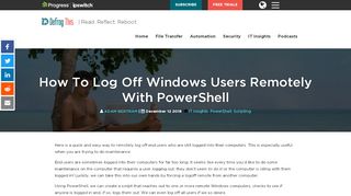 
                            11. How To Log Off Windows Users Remotely With PowerShell