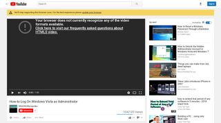 
                            4. How-to Log On Windows Vista as Administrator - YouTube