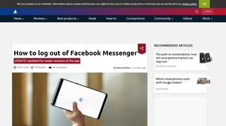 
                            6. How to log out of Facebook Messenger | AndroidPIT