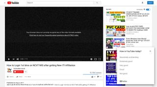 
                            9. How to Login 1st time on NCVT MIS after getting New ITI Affiliation ...