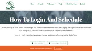 
                            9. How To Login And Schedule | Barking Up The Right Tree