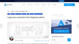 
                            5. How to login as a customer from Magento admin | Atwix