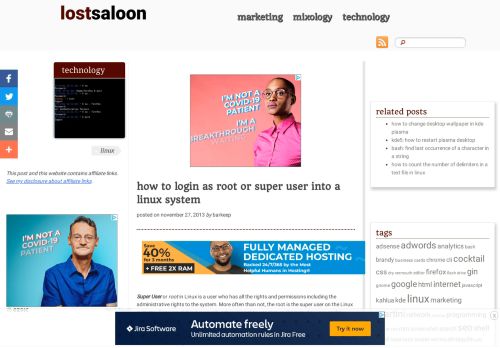 
                            9. how to login as root or super user into a linux system – lost saloon