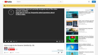 
                            1. How to Login As the Streamer (AnkhBot Ep. 38) - YouTube