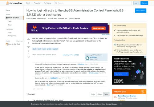 
                            11. How to login directly to the phpBB Administration Control Panel ...