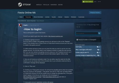 
                            10. -How to login!- :: Fiesta Online NA Genel Tartışmalar - Steam Community