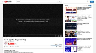 
                            7. how to login freecharge without otp - YouTube