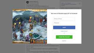 
                            10. How to login game directly by binding... - Garuda Legacy S7 | Facebook