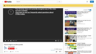 
                            8. How to login in ncvtmis portal - YouTube