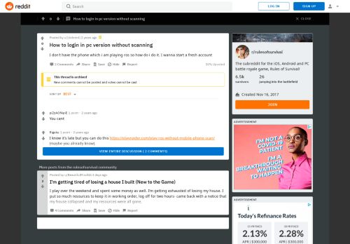 
                            2. How to login in pc version without scanning : rulesofsurvival - Reddit