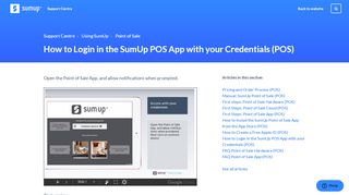
                            11. How to Login in the SumUp POS App with your Credentials (POS ...