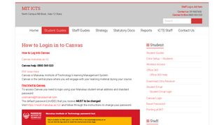 
                            11. How to Login in to Canvas – MIT ICTS