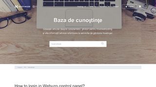 
                            2. How to login in Webuzo control panel? - Hostinger.ro