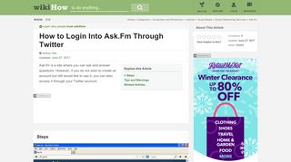 
                            12. How to Login Into Ask.Fm Through Twitter: 7 Steps (with ...