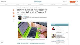
                            2. How to Login Into Your Facebook Account Without a ... - HubPages