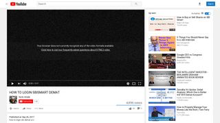 
                            3. HOW TO LOGIN SBISMART DEMAT - YouTube
