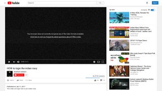 
                            2. HOW to login the indian navy - YouTube
