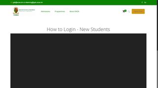 
                            5. How to Login – The University of Zambia – Graduate School of ...