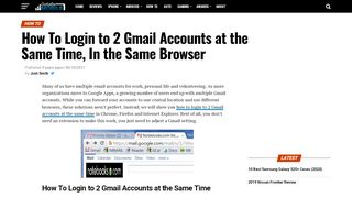 
                            11. How To Login to 2 Gmail Accounts at the Same Time, In the Same ...