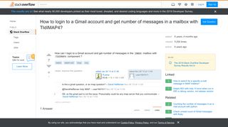 
                            8. How to login to a Gmail account and get number of messages in a ...