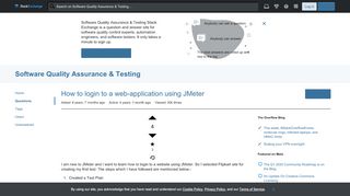 
                            3. How to login to a web-application using JMeter - Software Quality ...