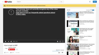 
                            6. How to login to AMP - YouTube