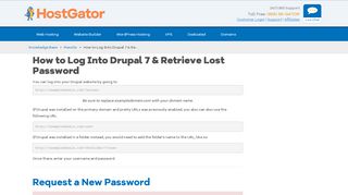 
                            9. How to Login to Drupal 7 & Retrieve Lost Password « HostGator ...