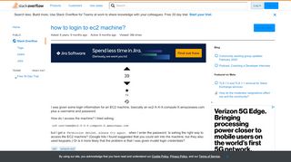 
                            8. how to login to ec2 machine? - Stack Overflow