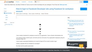 
                            3. How to login to Facebook Developer site using Facebook for ...