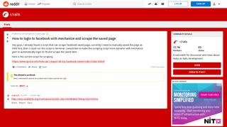 
                            6. How to login to facebook with mechanize and scrape the saved page ...