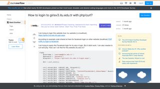 
                            11. How to login to girisv3.itu.edu.tr with php/curl? - Stack Overflow