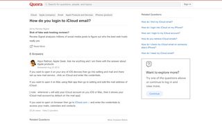 
                            13. How to login to iCloud email - Quora