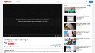 
                            8. How To Login to iCloud | iCloud Sign In - YouTube