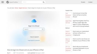 
                            13. How to Login to iCloud.com on Your iPhone or iPad - AppleToolBox