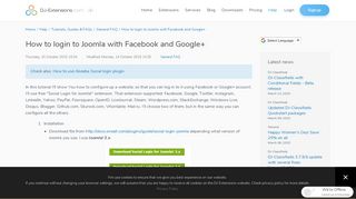 
                            10. How to login to Joomla with Facebook and Google+ - DJ-Extensions