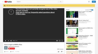 
                            6. How to login to MMM office - YouTube