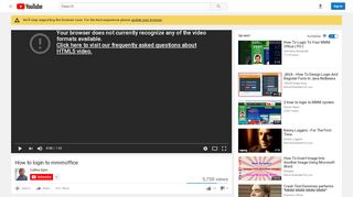 
                            4. How to login to mmmoffice - YouTube