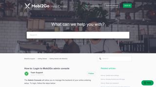 
                            3. How to: Login to Mobi2Go admin console – Mobi2Go Support