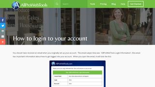
                            13. How to login to my account - AllProWebTools
