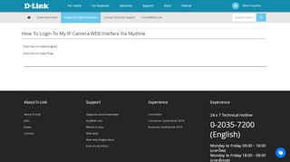 
                            4. How to Login to my IP Camera WEB Inteface via mydlink - D-Link ...