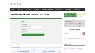 
                            4. How to Login to Npower Dashboard and Profile - Trish Net