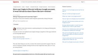 
                            7. How to login to PicsArt with my Google account, it won't let me in ...