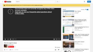 
                            6. How to Login to Quia - YouTube